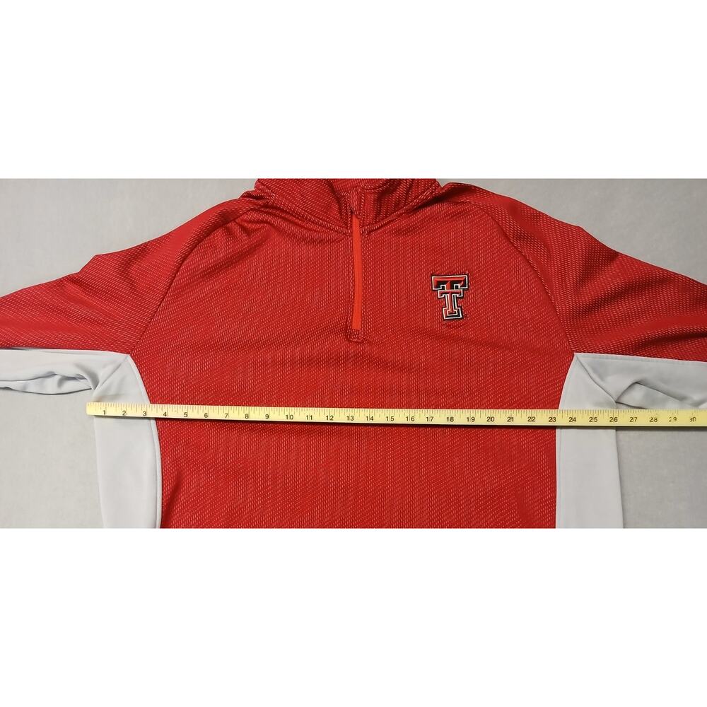 Rivalry Threads (2XL) Red Texas Tech Raiders Zip Pullover - Picture 3 of 10